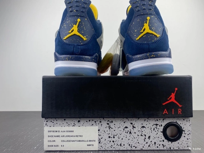 Reps TBK AJ4-1036660 Michigan (PE) Retro Air Jordan 4 0801